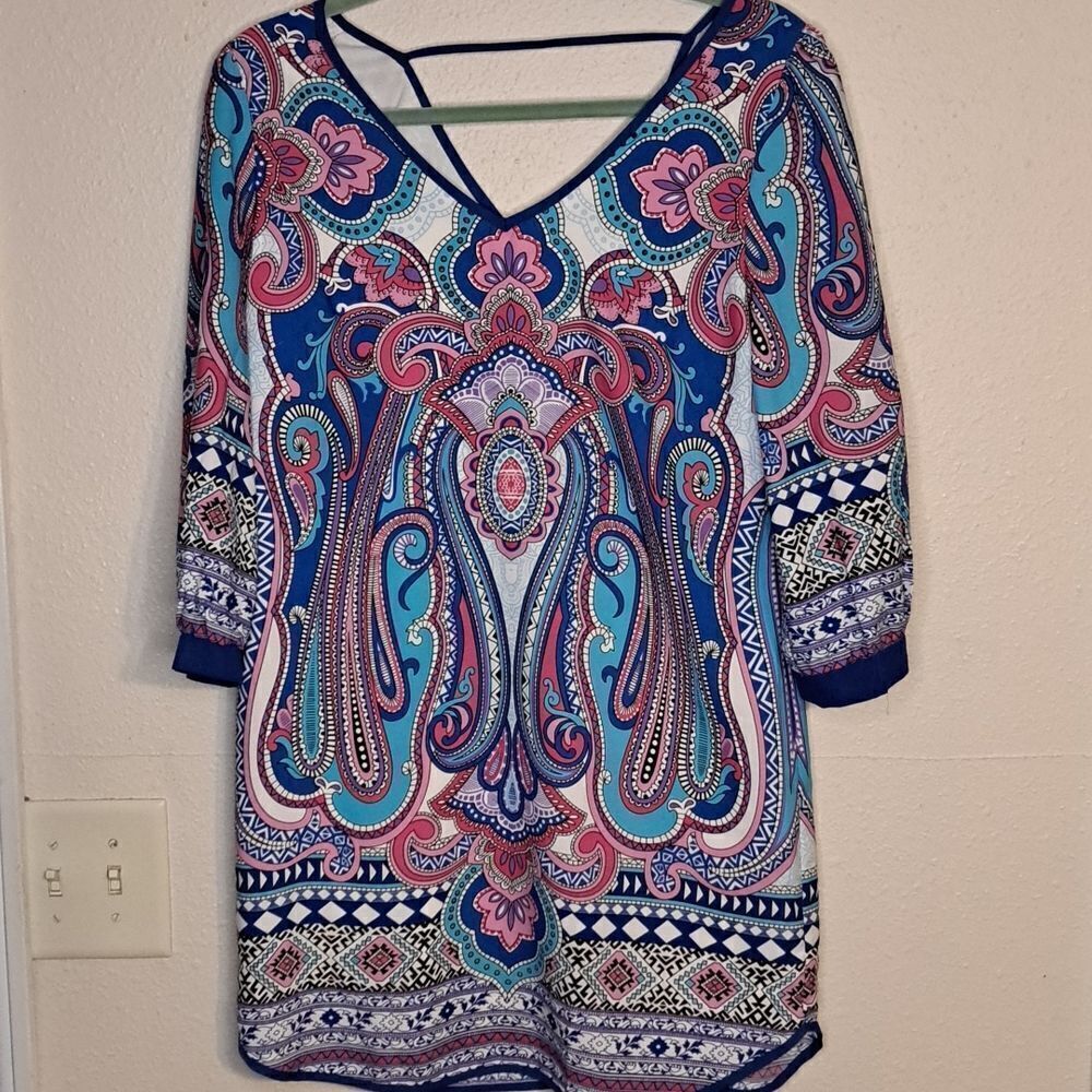 Pink Owl Dress size small